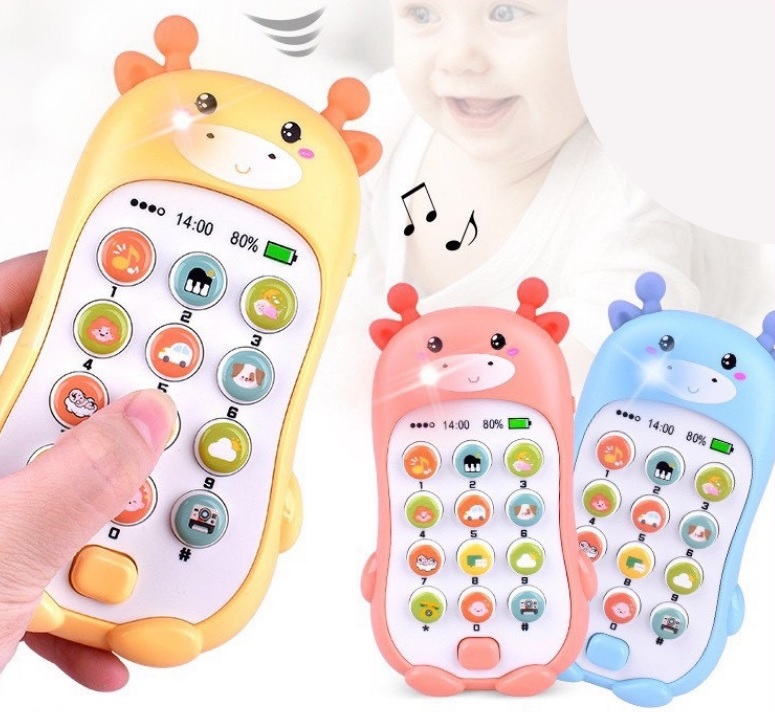Điện thoại đồ chơi trẻ em giúp phát triển khả năng âm nhạc, thính giác