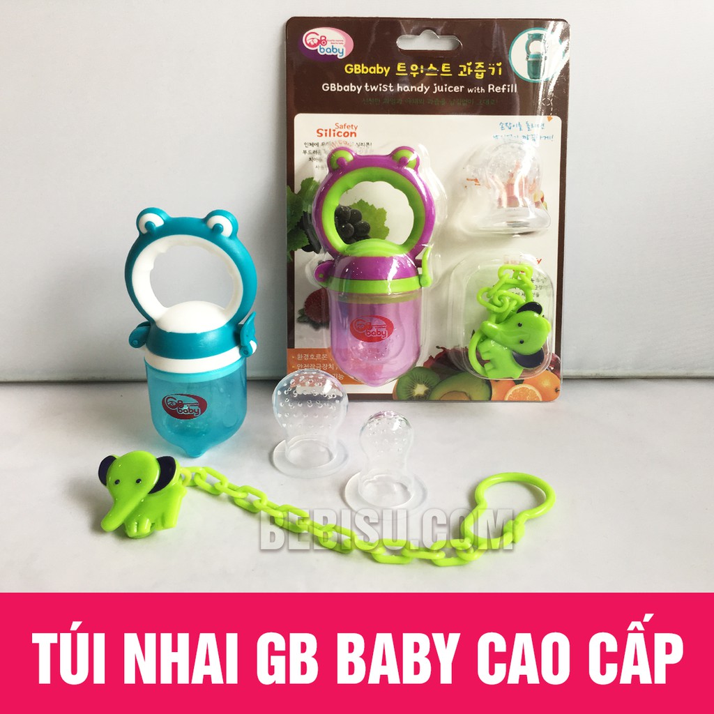 Túi nhai ăn dặm cao cấp GB Baby - Hàn Quốc (loại tốt)