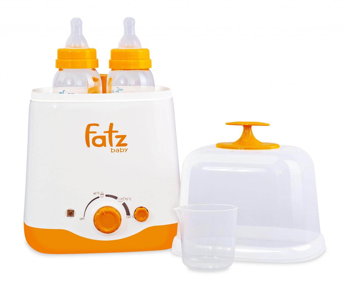 Máy hâm tiệt trùng 2 bình sữa Fatz Baby siêu tốc (thế hệ mới)