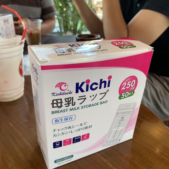 Hộp 30 túi trữ sữa Kichilachi - Nhật Bản 100ml