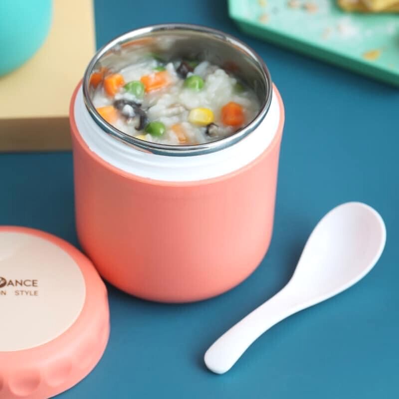 Bình ủ cháo, giữ nhiệt cho bé Elefance 430ml (loại tốt)