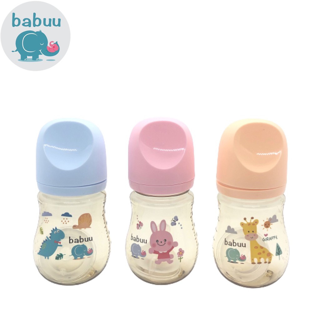 Bình sữa PPSU Babuu Nhật Bản 90ml/210ml/270ml