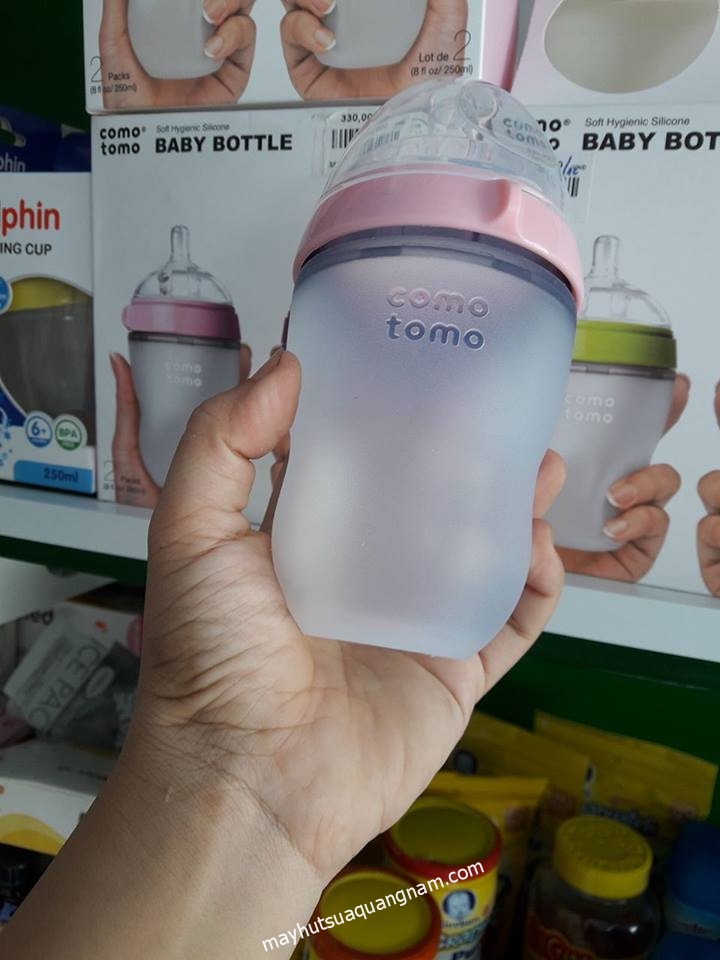 Bình sữa Comotomo Mỹ 250ml (hồng)