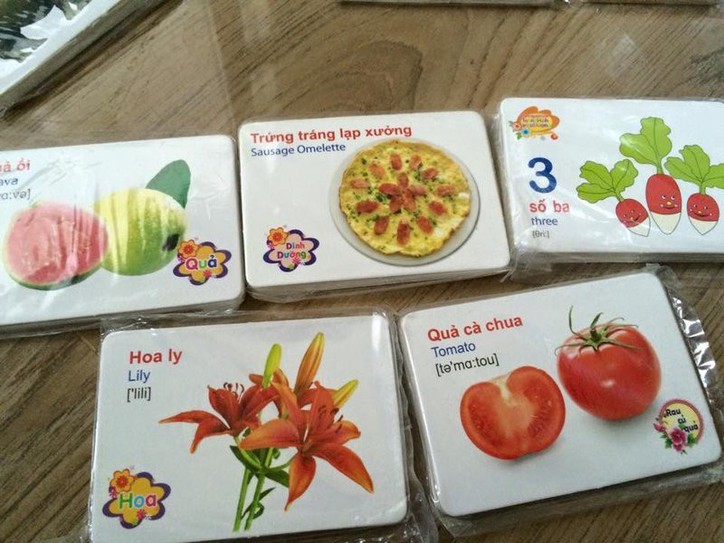 Bộ thẻ học thông minh 16 chủ đề (416 thẻ) song ngữ Anh - Việt