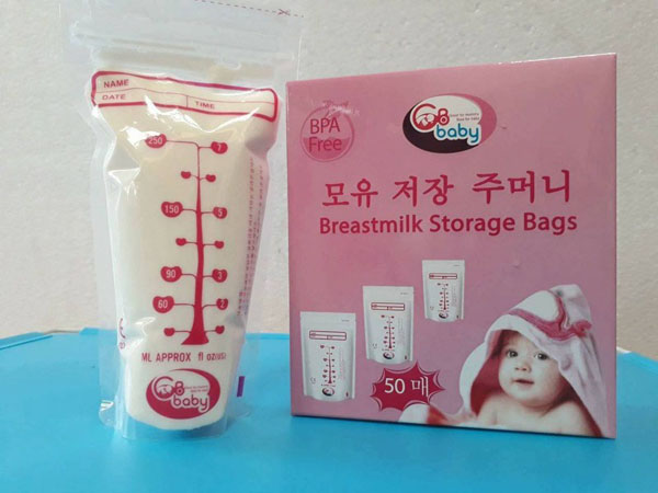 Hộp 50 túi trữ sữa GB Baby - Hàn Quốc