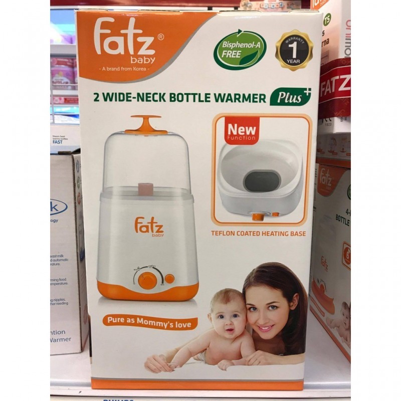 Máy hâm tiệt trùng 2 bình sữa Fatz Baby siêu tốc (thế hệ mới)