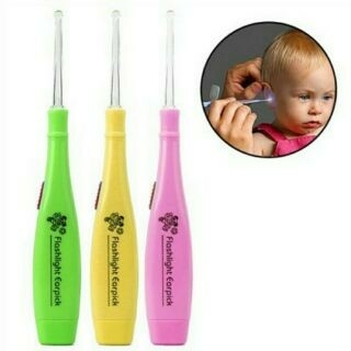 [Set 4c] Dụng cụ lấy ráy tai có đèn LED an toàn, tiện dụng