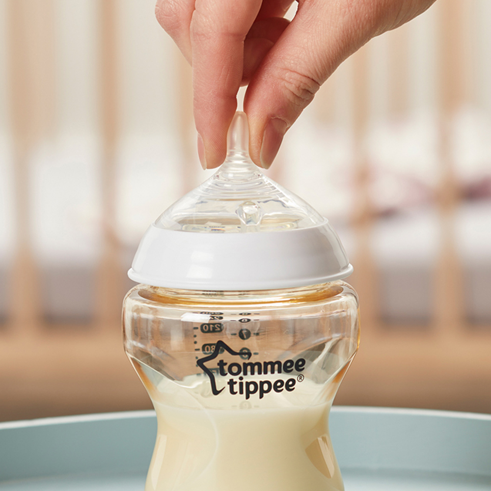Núm ti silicon siêu mềm tự nhiên cho bình Tommee Tippee (giá 1 núm)