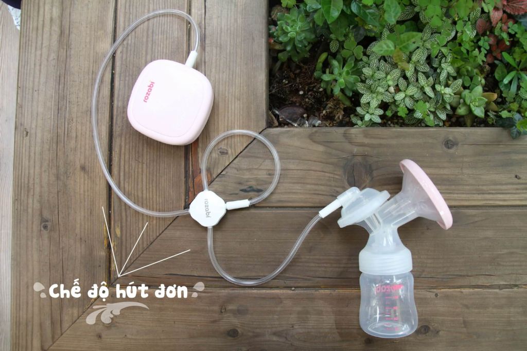 Máy hút sữa điện đôi Rozabi Compact
