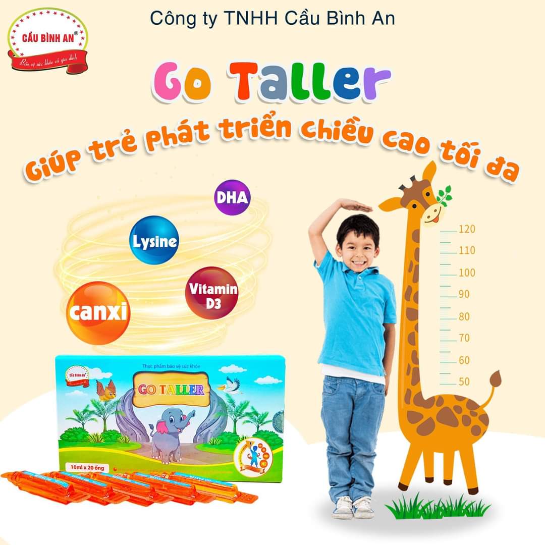 Thực phẩm bảo vệ sức khỏe, tăng chiều cao cho trẻ Go Taller