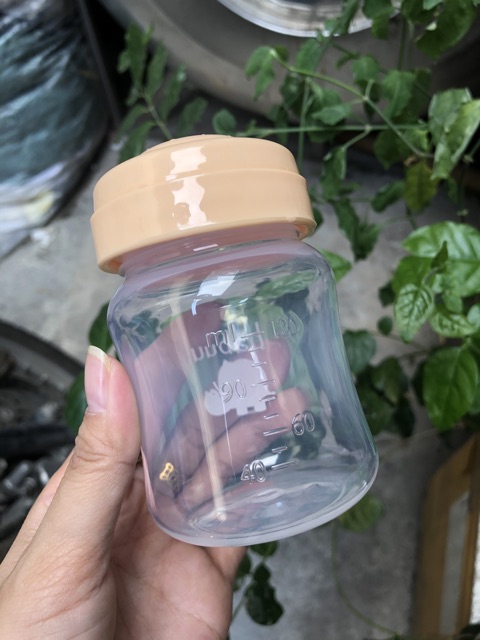 Bộ 3 bình trữ sữa Babuu 120ml - Nhật Bản