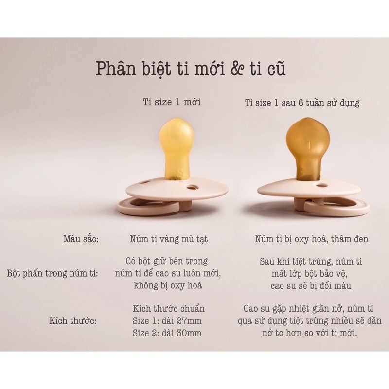 Ti giả cao cấp BIBS Đan Mạch cho bé kèm nắp trứng (Chính Hãng)