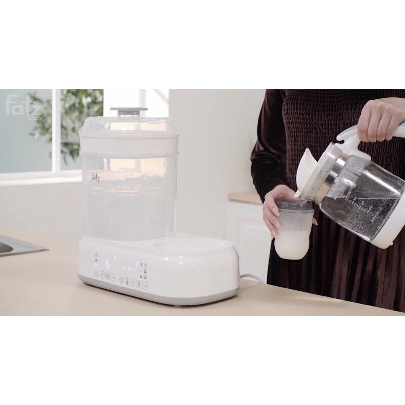 Máy hâm tiệt trùng sấy khô và đun nước pha sữa đa năng (ALL-IN-ONE) Fatzbaby - Multimax 2