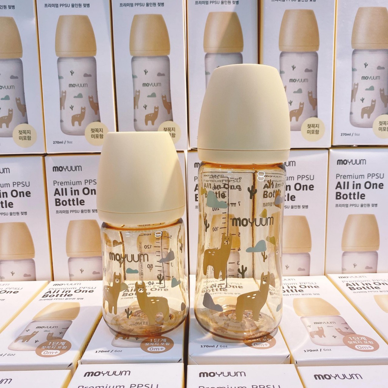 Bình sữa Moyuum Hàn Quốc 170ml (Llama, Lạc Đà, Limited)