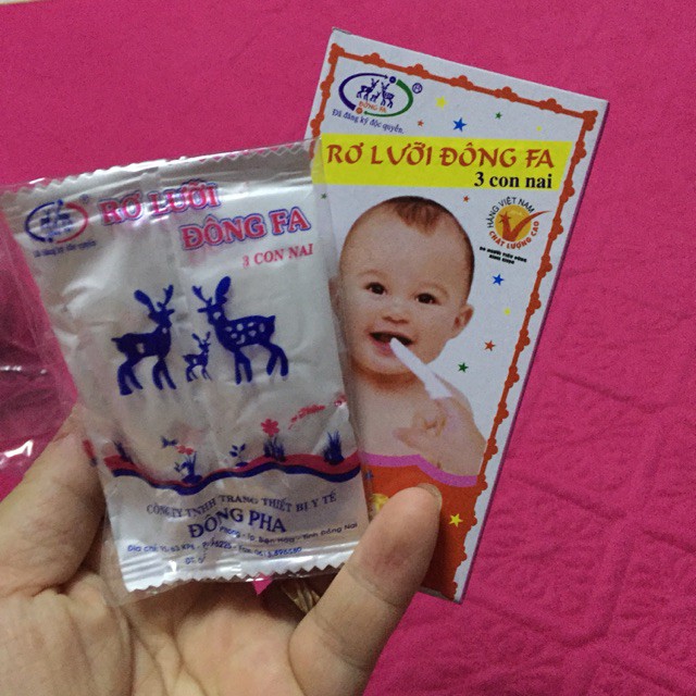 [Set 3 hộp] Tưa lưỡi, rơ lưỡi Đông Fa