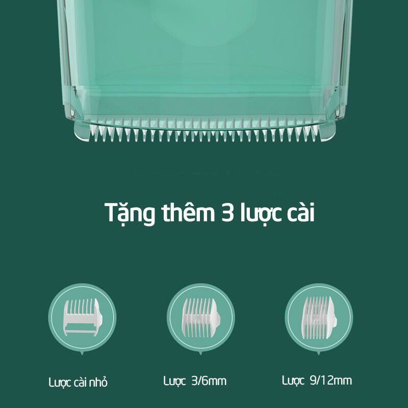 Tông đơ cắt tóc cho bé cao cấp (vừa cắt vừa hút tóc tự động)