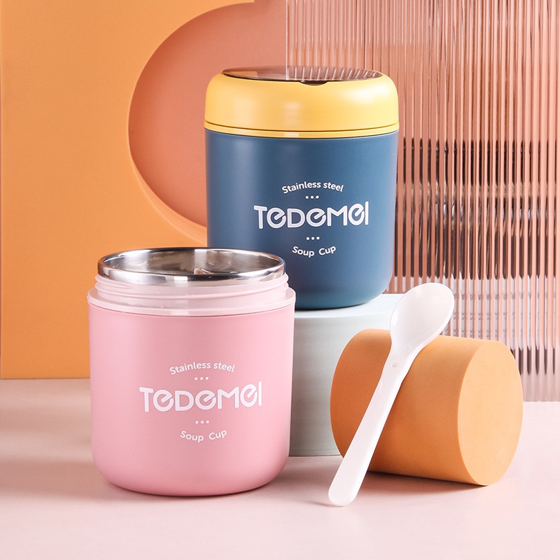 Bình ủ cháo, giữ nhiệt cho bé Tedemei 530ml
