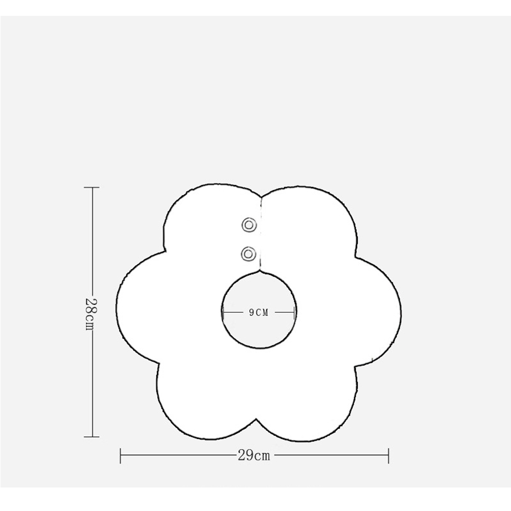 Yếm tròn Organic 2 mặt xoay 360 độ, chất liệu vải xô 8 lớp dày dặn siêu thấm hút cho bé