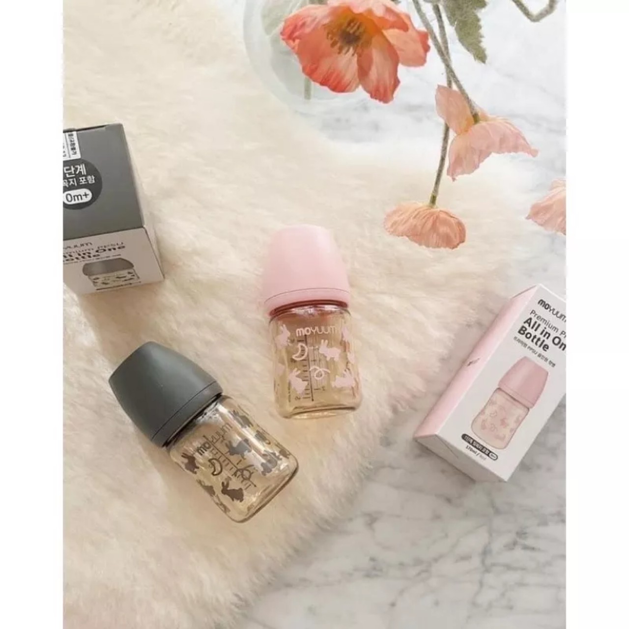Bình sữa Moyuum Hàn Quốc 170ml/270ml Thỏ (Rabbit Limited Edition)