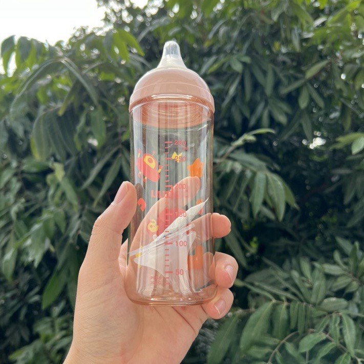 Bình sữa Babuu Nhật Bản 90ml/120ml/160ml/240ml/300ml (mẫu mới)
