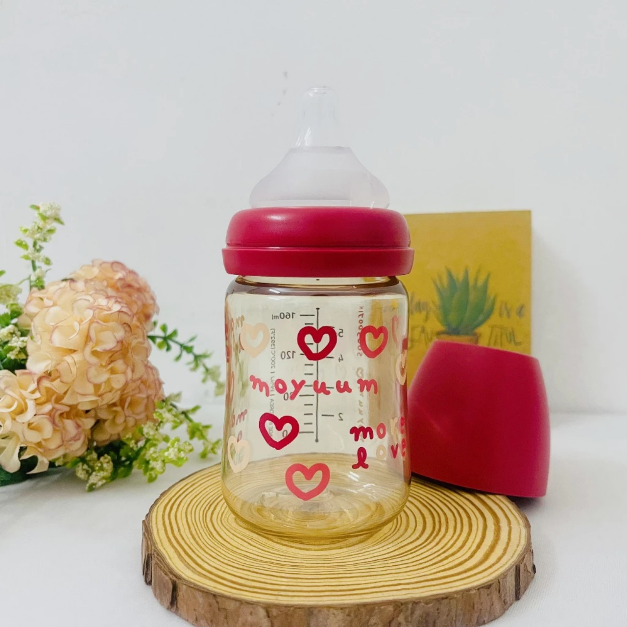 Bình sữa Moyuum Hàn Quốc 170ml/270ml Trái Tim (More Love Edition)