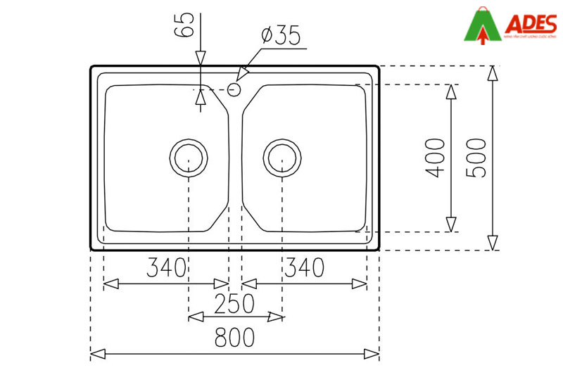 Chau rua Teka Premium 2B 80 (2C 80) 