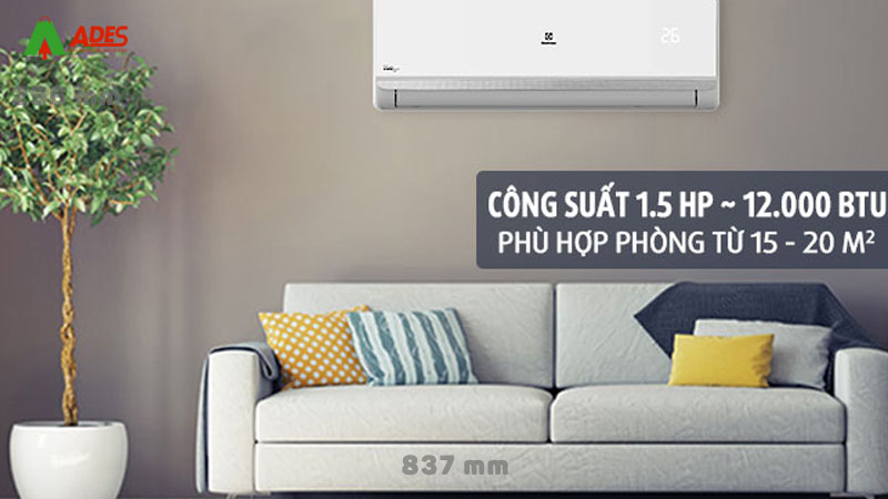 Thiet ke hien dai, sang trong phu hop voi nhieu khong gian