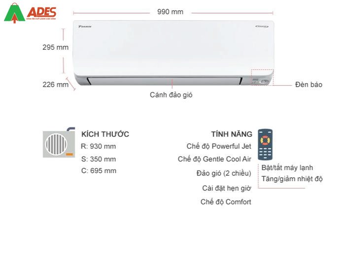 Hinh anh thuc te Dieu hoa Daikin Inverter FTKM50SVMV