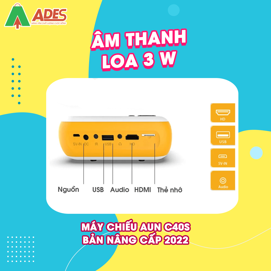 AUN C40S am thanh loa 3w