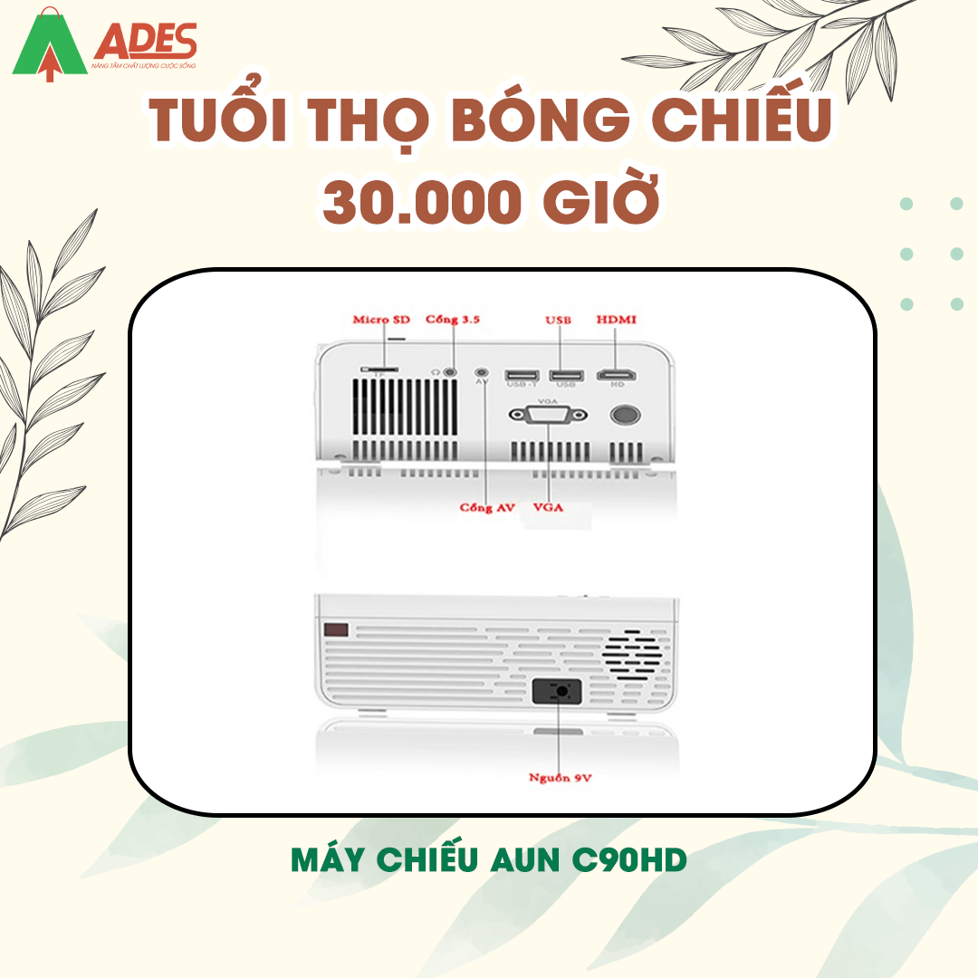 AUN C90HD tuoi tho bong chieu