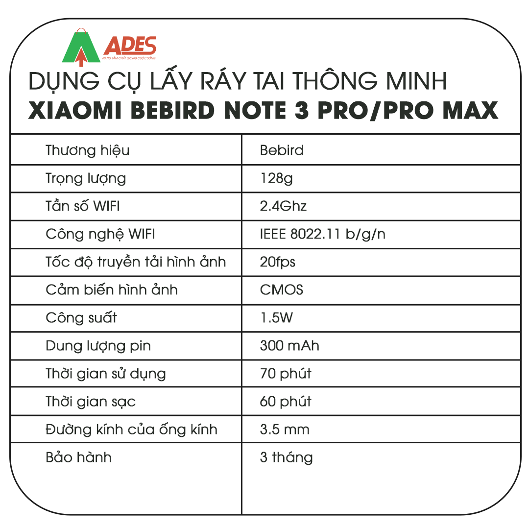 Xiaomi Bebird Note 3 Pro/Pro Max