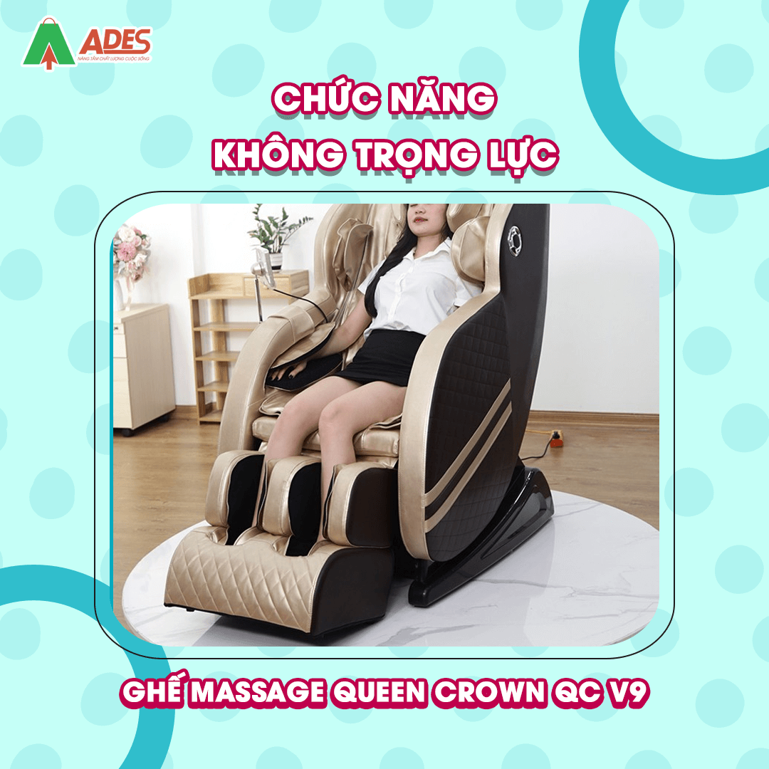 Queen Crown QC V9 chuc nang khong trong luc