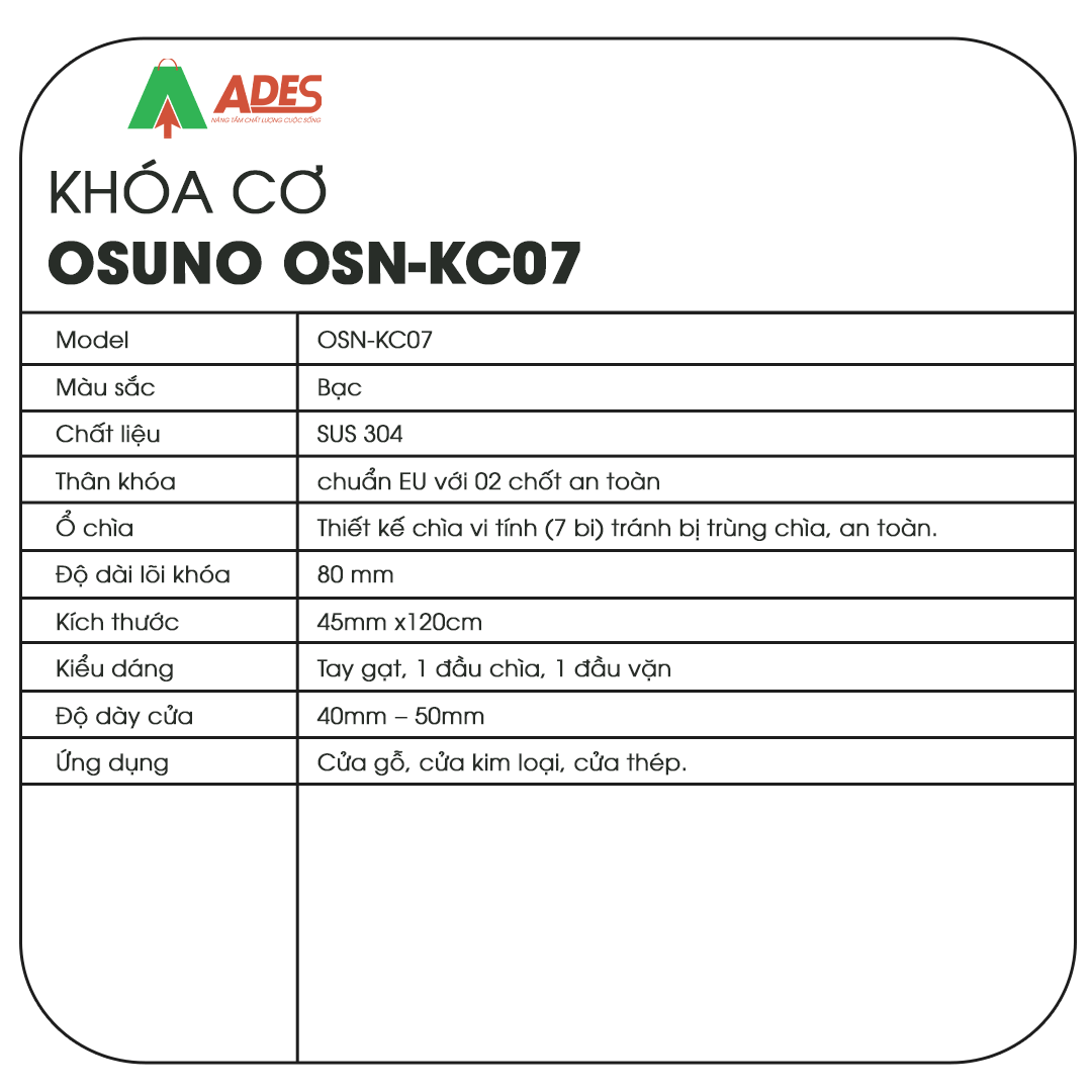 Khoa co Osuno OSN-KC07