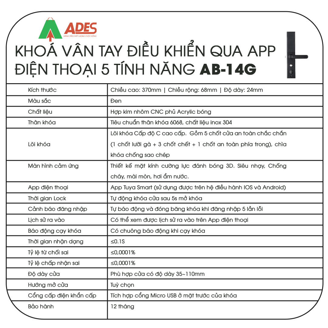 Homekit AB-14G thong so