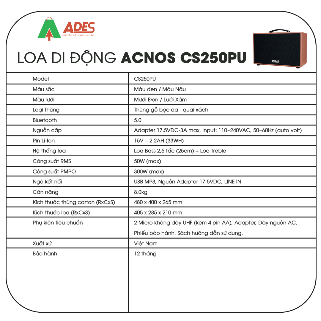 Acnos CS250PU