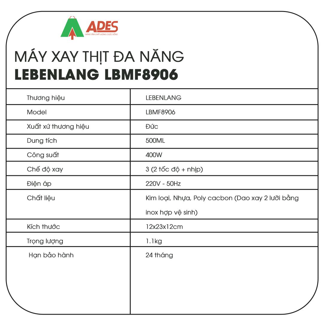 May xay thit Lebenlang LBMF8906