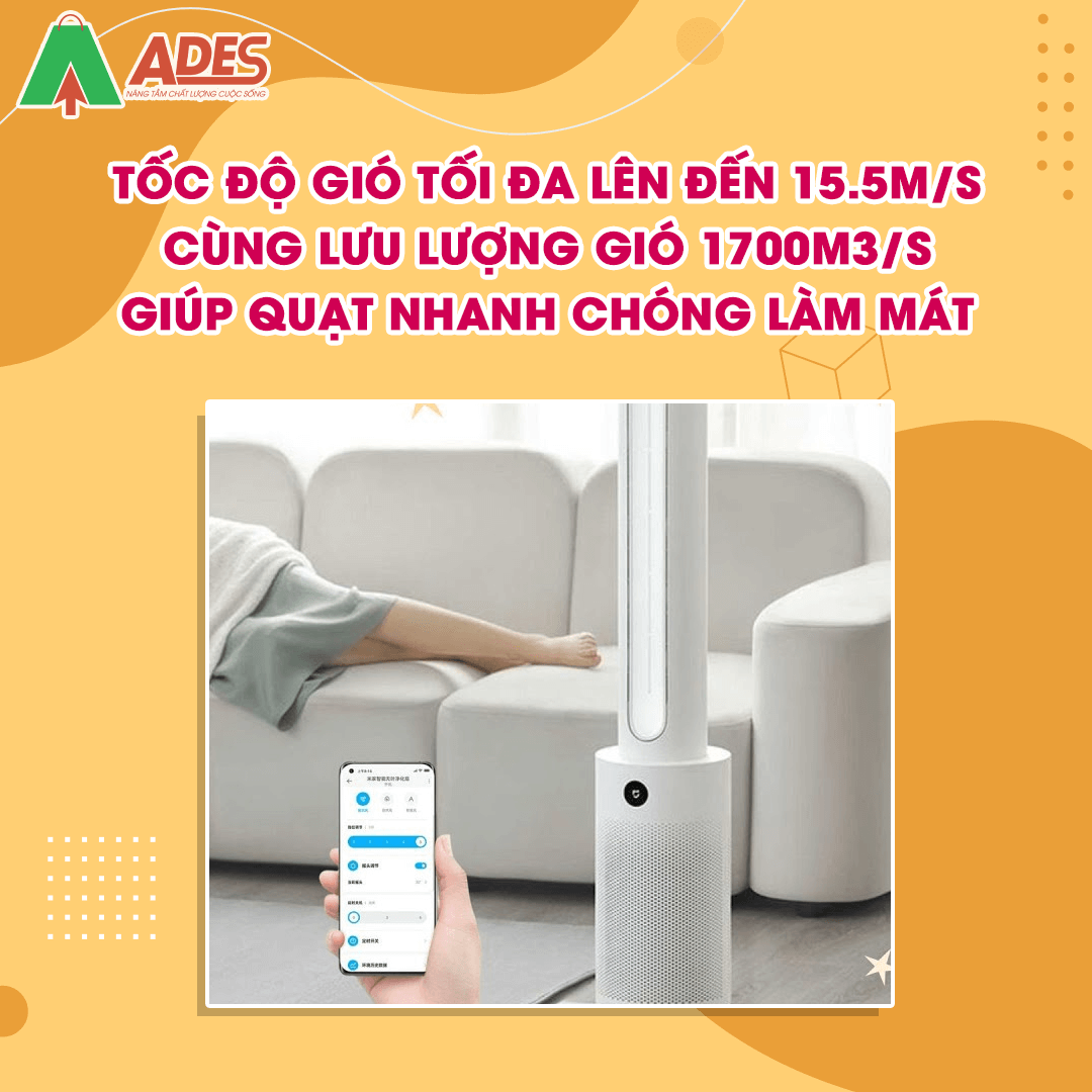 Quạt không cánh tích hợp lọc khí Xiaomi Mijia 2 in 1