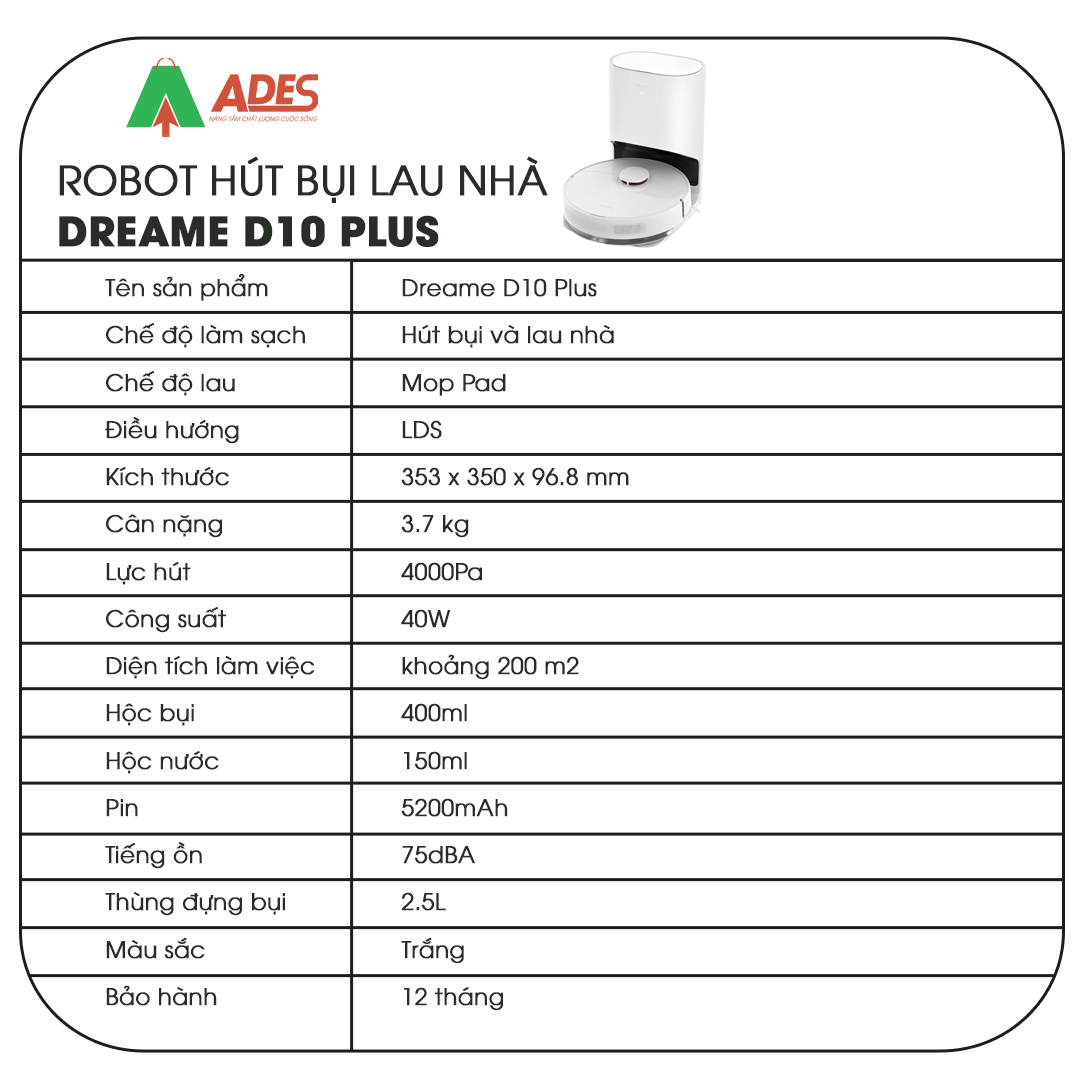 Xiaomi Dreame D10 Plus