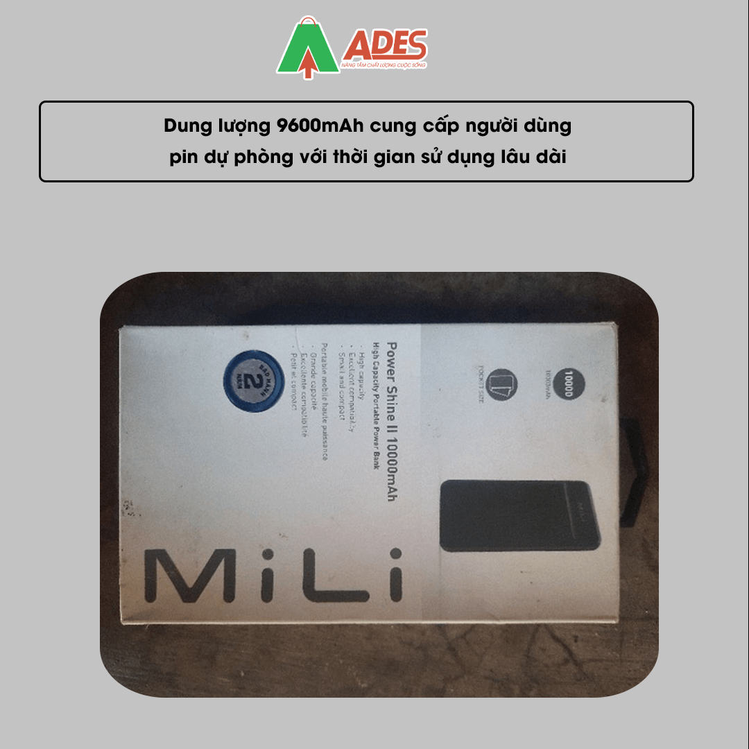 MiLi Power Mini 9,600mAh 