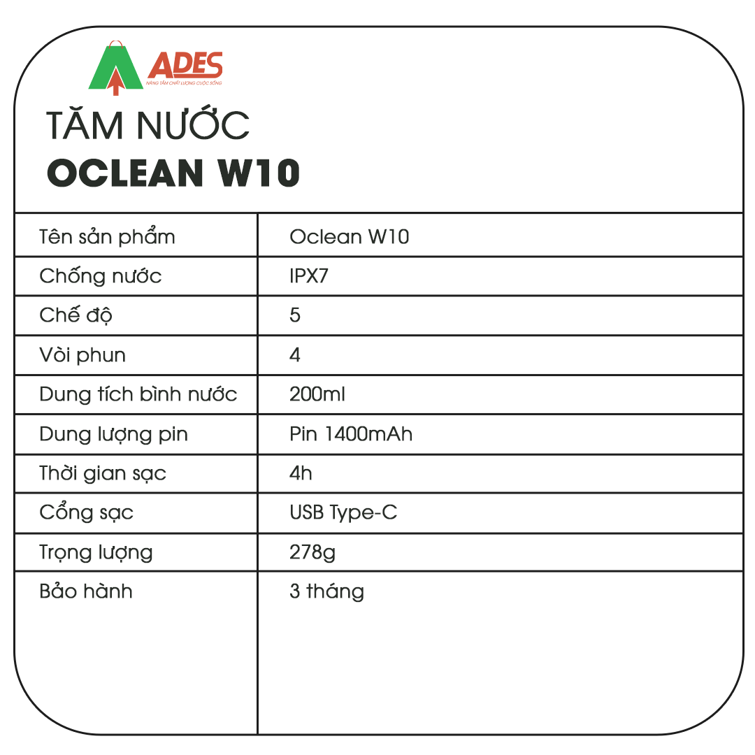 Oclean W10