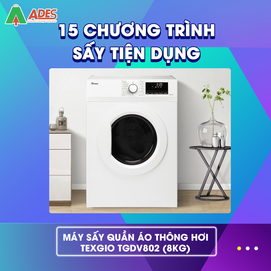 Texgio TGDV802  15 chuong trinh say tien dung