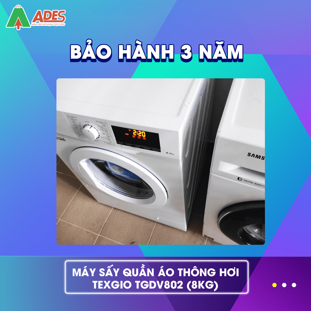 Texgio TGDV802  bao hanh 3 nam