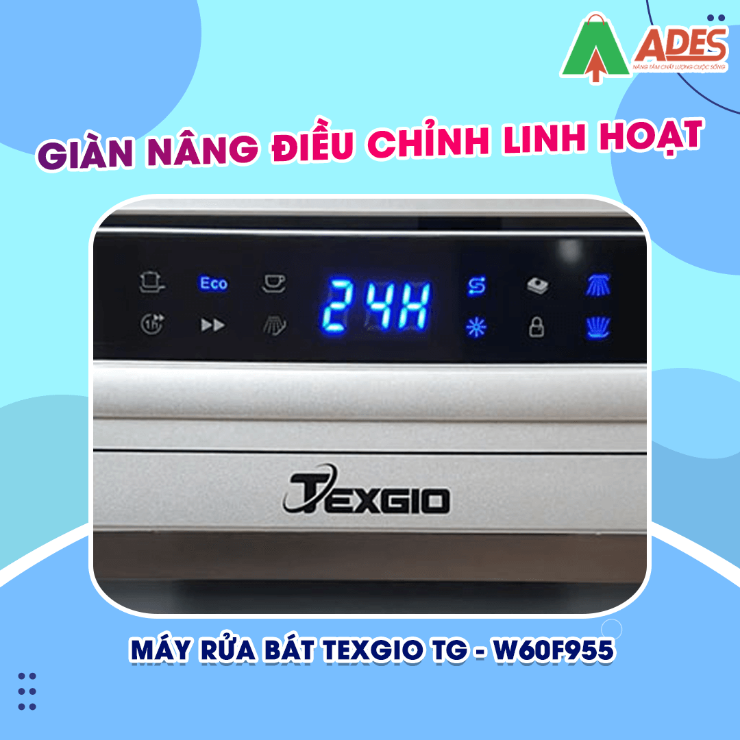 Texgio TG-W60F955 gian nang linh hoat