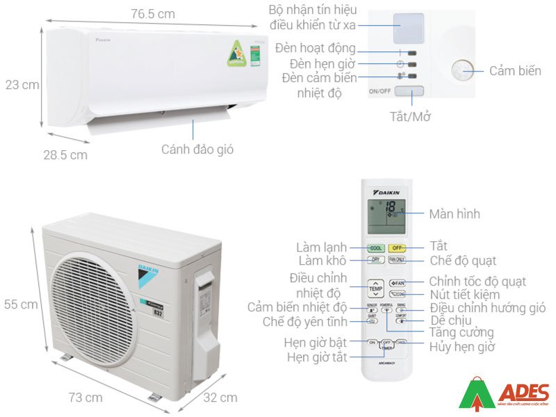 Dieu hoa Daikin FTKA35UAVMV