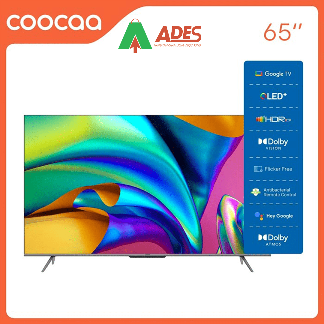 Google Tivi Coocaa Qled 65 inch 65Y72 Pro