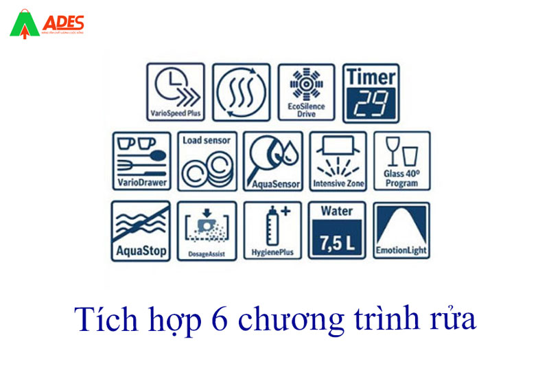 co 6 chuong trinh rua Bosch HMH.SMI46MS03E