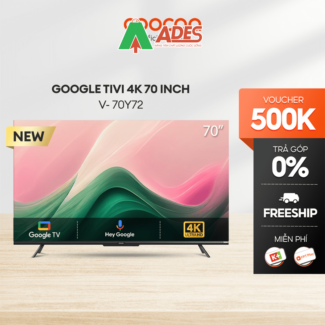 Smart TV Coocaa 4k 70Y72 70 inch