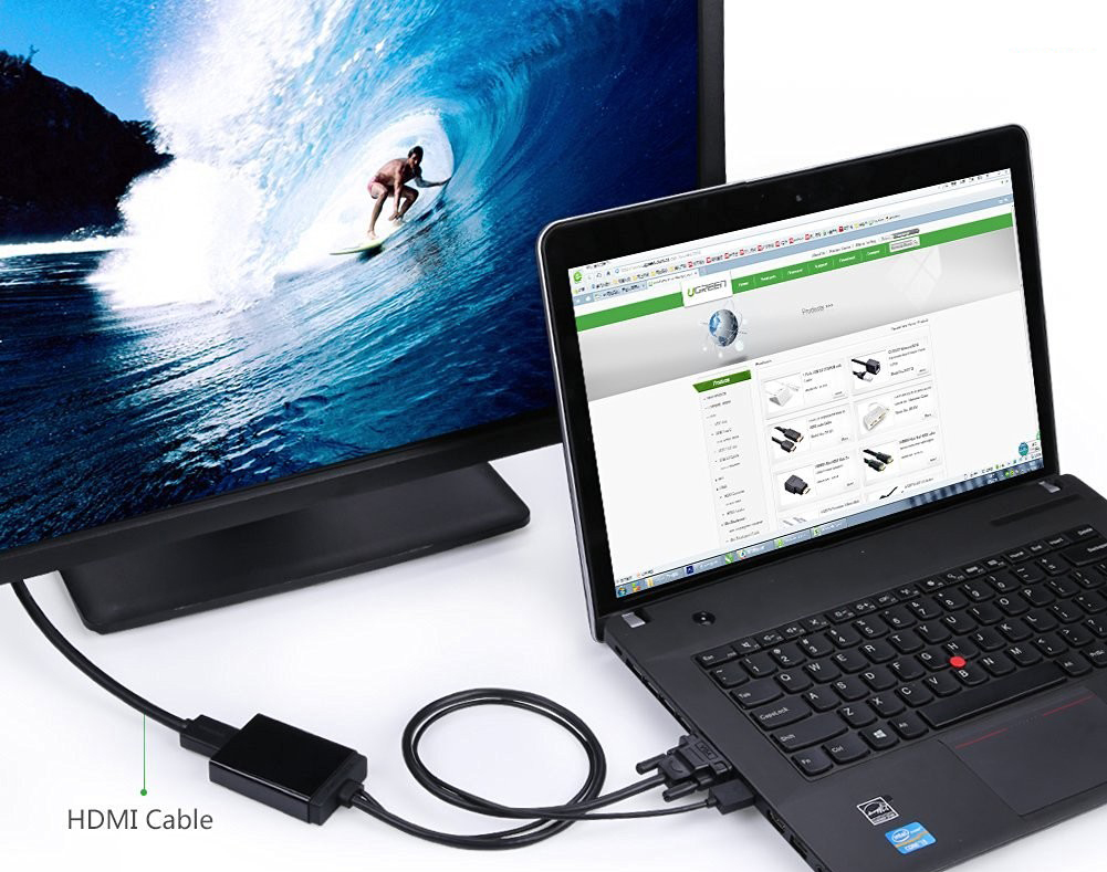 Dùng tivi làm màn hình máy tính có được không