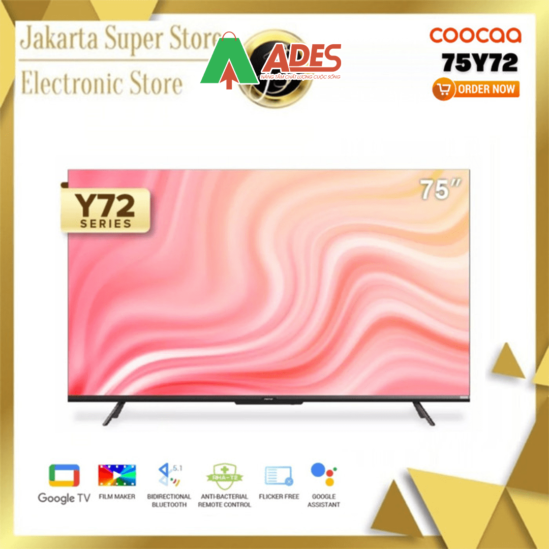 Smart TV Coocaa 4k 75Y72 75 inch