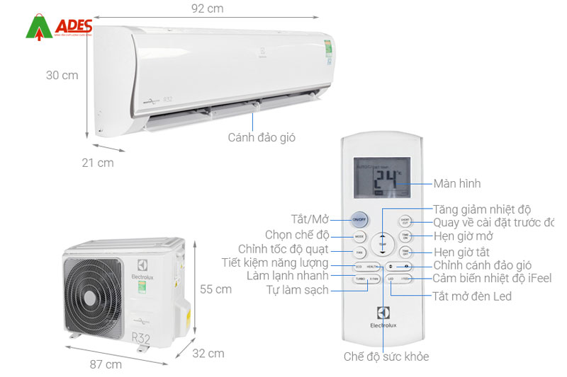 Dieu hoa Electrolux Inverter 18000 BTU ESV18CRO-A1
